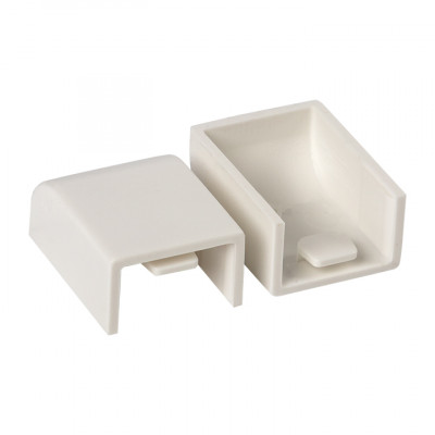 Фотография Заглушка (25х16) (4 шт) белая EKF-Plast, артикул ecw-25-16x4