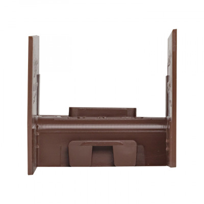 Фотография Угол внутренний (40х25) (4 шт) темное дерево EKF-Plast, артикул ibd-40-25x4