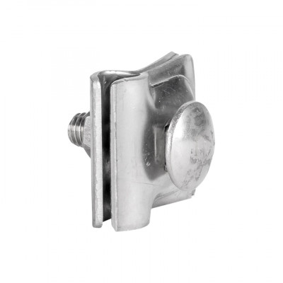 Фотография Зажим прута универсальный малый (пластина 30x30мм) NI EKF PROxima, артикул lp-51510-ni