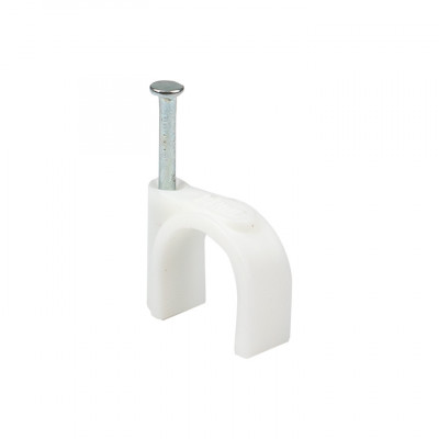 Фотография Скоба крепежная круглая (14мм.) (50шт.) EKF PROxima, артикул plcn-sr-14