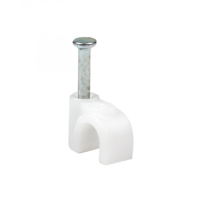 Фотография Скоба крепежная круглая  (5мм.) (50шт.) EKF PROxima, артикул plcn-sr-5