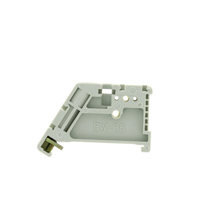 Фотография Зажим на DIN-рейку пластиковый 1 винт EW EKF PROxima, артикул ahdw-ew