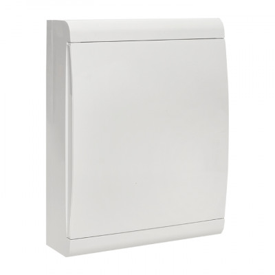 Фотография Щит распределительный ЩРН-П-24 SlimBox белая дверца IP41 EKF PROxima, артикул sb-n-24w