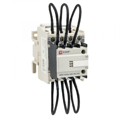 Фотография Контактор для конденсатора КМЭК 16квар 230В 2NО+1NC EKF PROxima, артикул ctrk-s-32-16-230