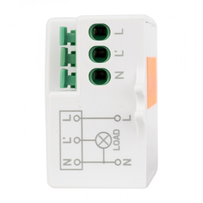 Фотография Микроволновый датчик движения белый 1200Вт 360гр. до 20м IP20 MW-706 EKF, артикул dd-mw-706