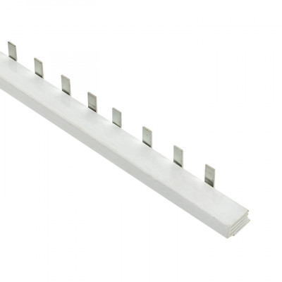 Фотография Шина соединительная типа PIN для 4-ф нагр. 100А (36x27мм) EKF PROxima, артикул pin-04-100m