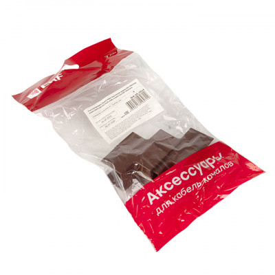 Фотография Угол внутренний (25х25) (4 шт) темное дерево EKF-Plast, артикул ibd-25-25x4