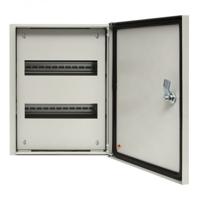 Фотография Щит распред. навесной ЩРН-24 (395х310х120) IP54 EKF Basic, артикул mb24-24-bas