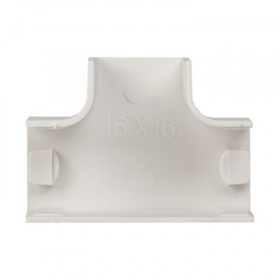 Фотография Угол T-образный (16х16) (4 шт) белый EKF-Plast, артикул tchw-16-16x4