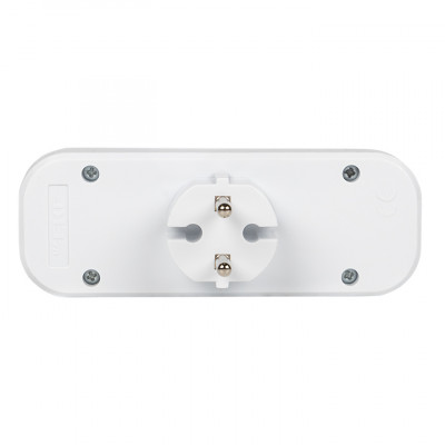 Фотография Разветвитель 3 гн. б/з плоский 6А 250B EKF PROxima, артикул ARP6-3