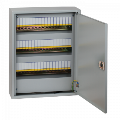 Фотография Щит распред. навесной ЩРН-54 пласт. замок (480х400х120) IP31 EKF PROxima, артикул mb21-54n