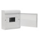 Фотография Щит распределительный ЩРН-П-8 (пром. упаковка) белая дверца IP41 EKF Basic, артикул pb-n-8w-bas