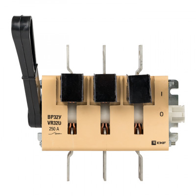 Фотография Выключатель-разъединитель ВР32У-35А31220 250А 1 направ. с д/г камерами несъемная левая/правая рукоятка MAXima EKF PROxima, артикул uvr32-35a31220