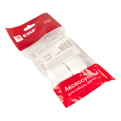 Фотография Угол внешний (25х16) (4 шт) белый EKF-Plast, артикул obw-25-16x4