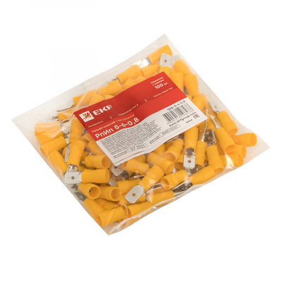 Фотография Разъем плоский РпИп 5-6-0,8 (100шт.) EKF PROxima, артикул rpip-5-6-0,8