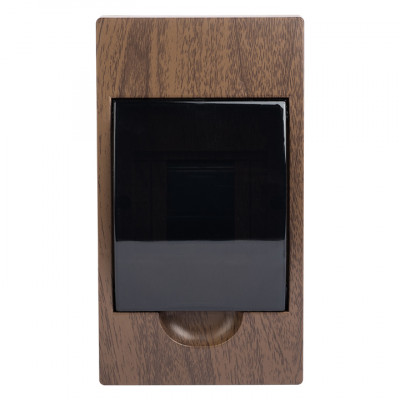 Фотография Щит распределительный навесной ЩРН-П- 4 темное дерево IP41 EKF PROxima, артикул pb40-n-4-dark