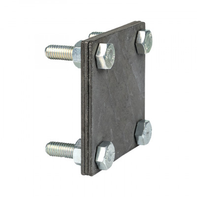 Фотография Зажим полоса 40 - полоса 40 (3 пластины 70х70мм) HZ EKF PROxima, артикул lp-g3105