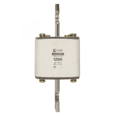 Фотография Плавкая вставка ППН-41 1250/1250А габарит 4 EKF PROxima, артикул fus-41/1250