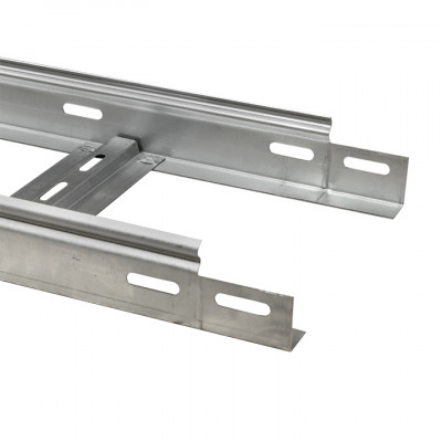 Фотография Лоток лестничный 100х600х3000-1,2 мм EKF, артикул LT100600-1,2