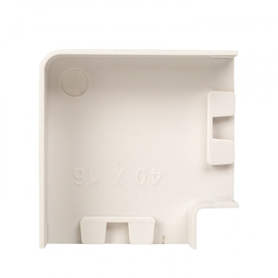 Фотография Поворот 90 гр. (40х16) (4 шт) белый EKF-Plast, артикул abw-40-16x4