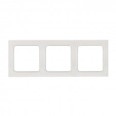 Стокгольм Рамка 3-местная белая EKF PROxima