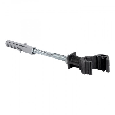 Фотография Держатель фасадный пластиковый с дюбелем L=120мм EKF PROxima, артикул lp-41120