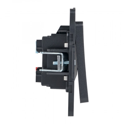 Фотография Стокгольм Механизм  Выключателя 2-кл. проходного 10А черный EKF PROxima, артикул EZV10-027-10