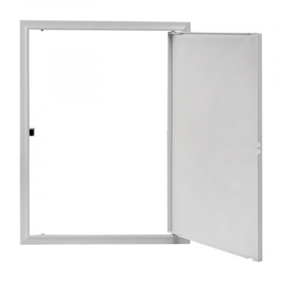 Фотография Люк ревизионный пластик с нажим. замком 300х400 (ШхВ внутр.) EKF Basic, артикул lpnz-300x400