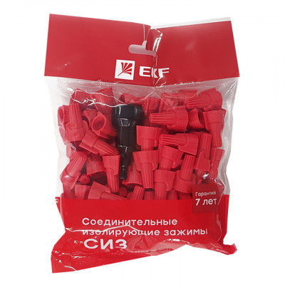 Фотография Соединительный изолирующий зажим с лепестками СИЗ-Л 11 (4,5-16мм2) (100шт.) EKF PROxima, артикул plc-cl-11