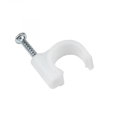 Фотография Скоба крепежная круглая  (8мм.) (50шт.) EKF PROxima, артикул plcn-sr-8