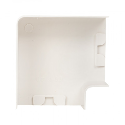 Фотография Поворот 90 гр. (60х40) (4 шт) белый EKF-Plast, артикул abw-60-40x4