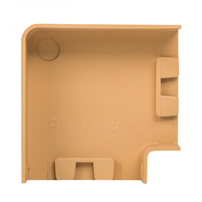 Фотография Поворот 90 гр. (40х16) (4 шт) светлое дерево EKF-Plast, артикул abl-40-16x4