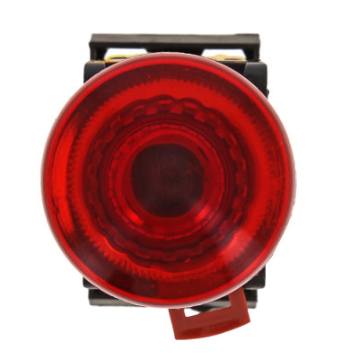 Фотография Кнопка AELA-22 красная с подсветкой NO+NC 220В Грибок EKF PROxima, артикул pbn-aela-1r-220