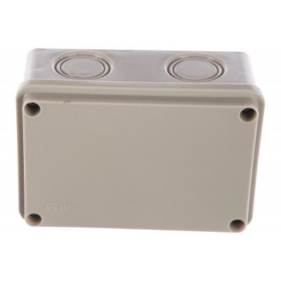 Фотография Коробка распаячная КМР-050-049 пылевлагозащищенная без мембранных вводов (120х80х50) EKF PROxima, артикул plc-kmr-050-049