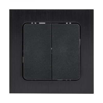 Фотография Стокгольм Механизм  Выключателя 2-кл. 10А черный EKF PROxima, артикул EZV10-023-10