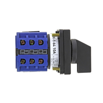 Фотография Переключатель кулачковый ПК-1-64 10А для вольтметра EKF PROxima, артикул pk-1-64-10