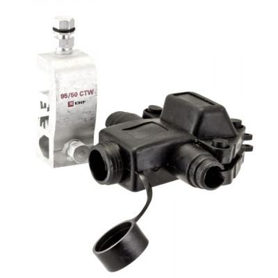 Фотография Зажим ответвительный влагозащищенный CTW (P71) 16-95 мм2 / 4-50 мм2 EKF PROxima, артикул ctw-955