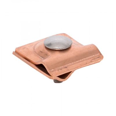 Фотография Зажим прута универсальный (пластина 45x45мм) Cu EKF PROxima, артикул lp-g3103-cu