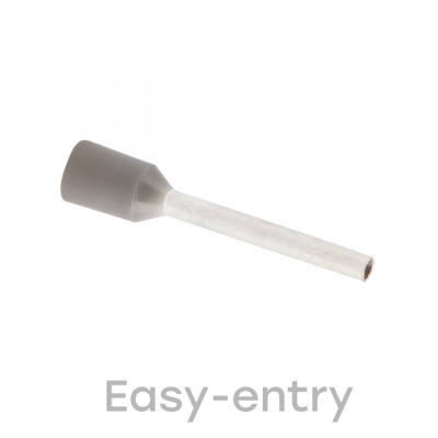 Фотография Наконечник штыревой втулочный  НШвИ 0,75-12 (50шт.) EKF, артикул nhvi-0.75-12