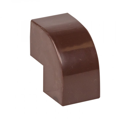 Фотография Угол внешний (16х16) (4 шт) темное дерево EKF-Plast, артикул obd-16-16x4