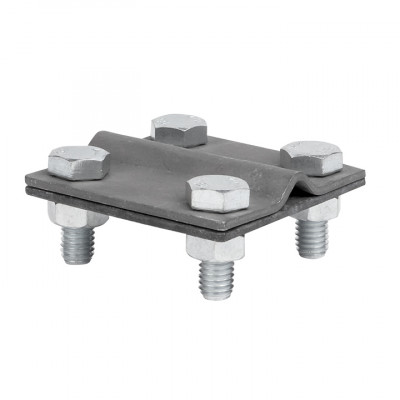 Фотография Зажим универсальный полоса 30 - прут 10 (пластина 57x57мм) HZ EKF PROxima, артикул lp-55911