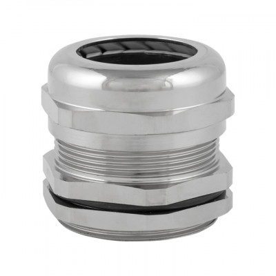 Фотография Сальник металлический MGM40 IP68 d проводника 22-28 мм. PROxima, артикул plc-mgm-40