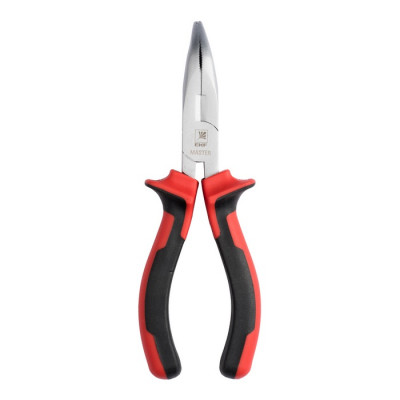 Фотография Длинногубцы изогнутые Master 160 мм EKF Basic, артикул dgi-160-mas
