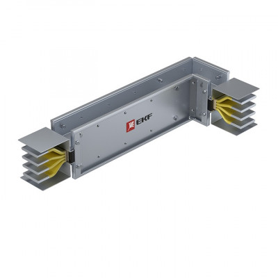 Фотография Угловая вертикальная секция c нестандартным плечом 400 А IP55 AL 3L+N+PE(КОРПУС), артикул HPA04EV45S