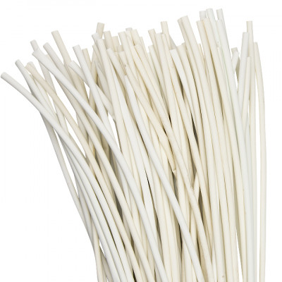 Фотография Термоусаживаемая трубка ТУТ нг 4/2 белая в отрезках по 1м EKF PROxima, артикул tut-4-w-1m