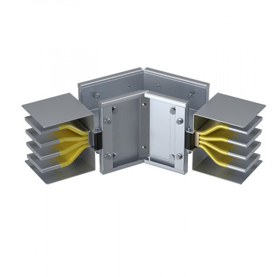 Фотография Угловая вертикальная секция c нестандартным углом 4000 А IP55 AL 3L+N+PE(ШИНА), артикул HPA40EV55A