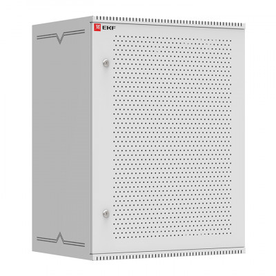 Фотография Шкаф телекоммуникационный настенный 15U (600х450) дверь перфорированная, Astra серия EKF PROxima, артикул ITB15P450