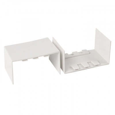 Фотография Соединитель (100х60) (2 шт) белый EKF-Plast, артикул conw-100-60x2