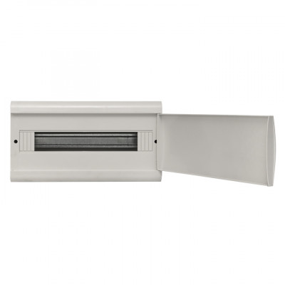 Фотография Щит распределительный ЩРН-П-18 (пром. упаковка) белая дверца IP41 EKF Basic, артикул pb-n-18w-bas