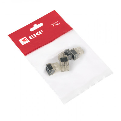 Фотография Строительно-монтажная клемма СМК 773-104 4 отверстия 1,0-2,5мм2 (4шт.) EKF PROxima, артикул plc-smk-104r